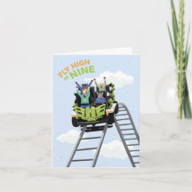 Dotty Hund Fly High Rollercoaster Ninth Birthday