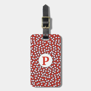 Dotty Monogrammönster Bagagebricka