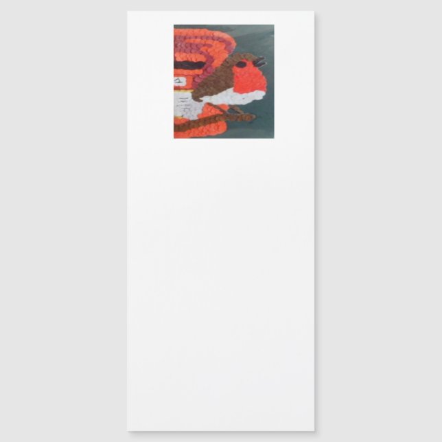 Dotty Robin Magnetic Card (Framsida)