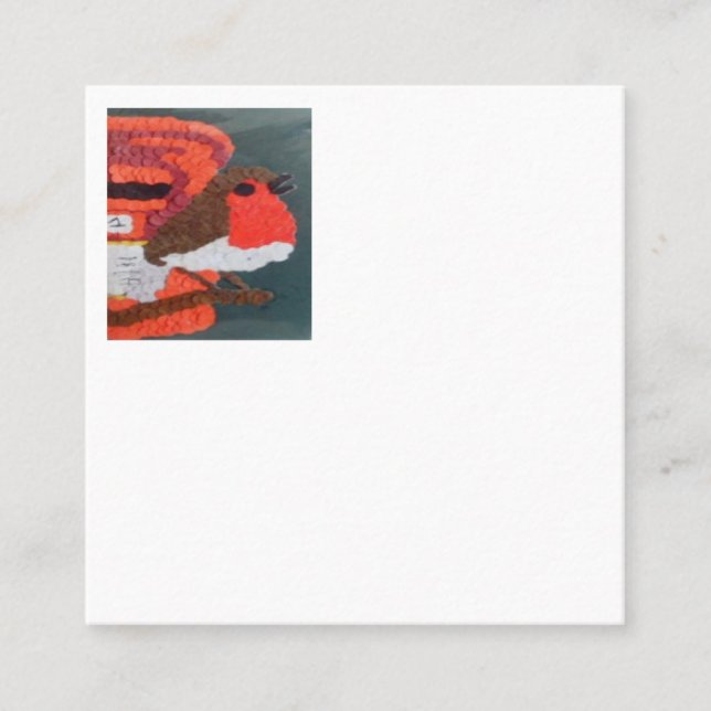 Dotty Robin Square-rabattkort Rabattkort (Framsida)