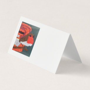 Dotty Robin Tält Folded Visitkort