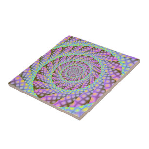 Dotty Spiral panel Kakelplatta