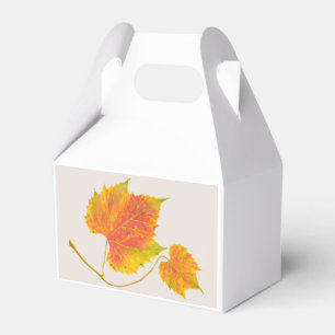 Dotty Spotty Fall på en Gable Favor Box Presentaskar