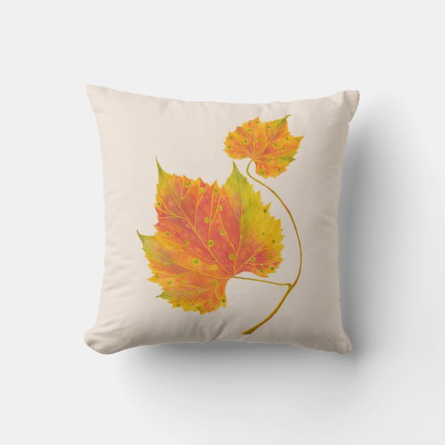 Dotty Spotty Fall på en Pillow Kudde (Framsida)