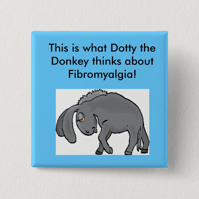Dottys beskådar på Fibromyalgia! Knapp (Framsida)