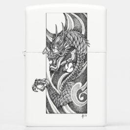 Dotwork Japansk dragtatuering