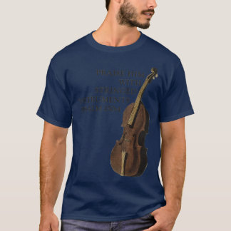 Double Bass Christian Upright Bass Instrument T Shirt