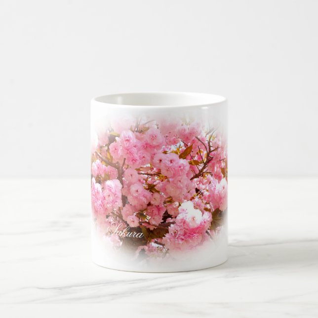 Double Cherry Blossom: Sato-zakura Kaffemugg (Center)