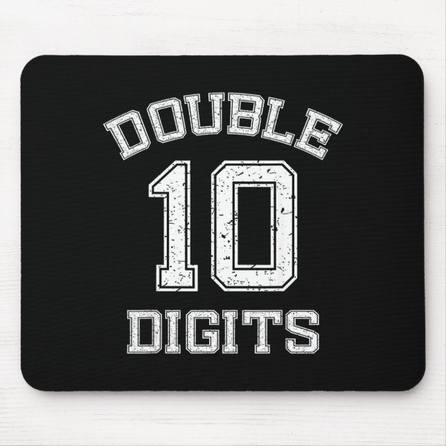 Double Digits 10th Birthday 10 Year Old  Musmatta (Framsidan)