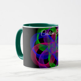 Double Loop Mesh Geometric Coffee Mug Mugg
