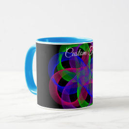 Double Loop Mesh Geometric Coffee Mug Mugg