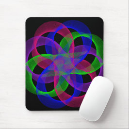 Double Loop Mesh Geometric Mouse Pad Musmatta
