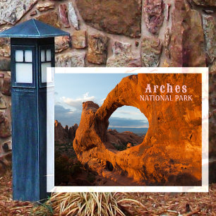 Double O Arch, Arches National Park, Utah Vykort