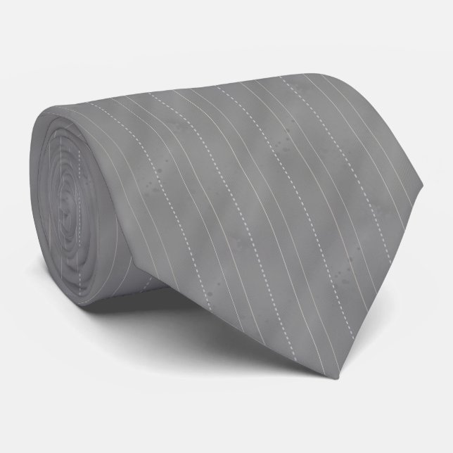 Double Pinstriped | Med. Gray Slips (Rullad)