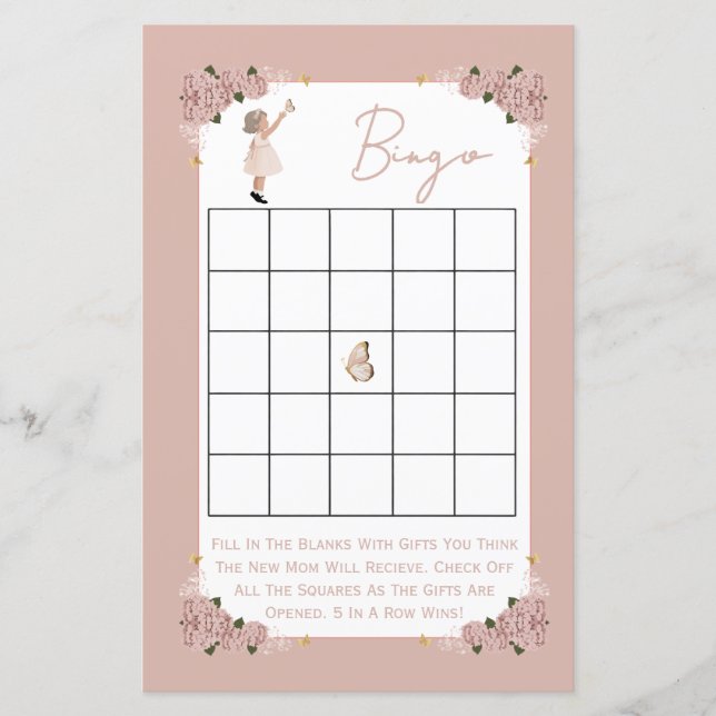 Double sided baby shower games Sugar and Spice (Framsida)