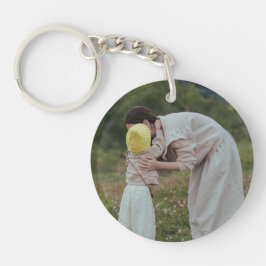Double Sided Custom Family Photo Keychain