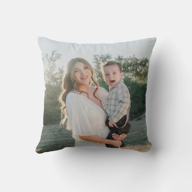 Double Sided Mother's Day Photo Pillow Kudde (Baksida)