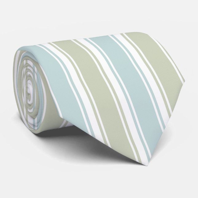 Double Striped Seafoam & Blue Slips (Rullad)