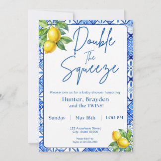 Double The Squeeze Invitation Inbjudningar