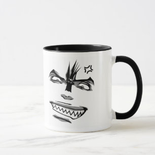 Doubleman lycklig/ilsken känslormugg mugg