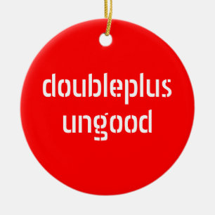 doubleplusungood-/doubleplusgoodprydnad julgransprydnad keramik