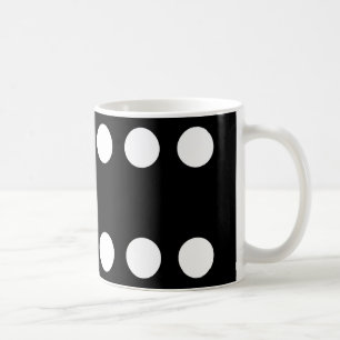 Doubles Six Svart Domino Mugg