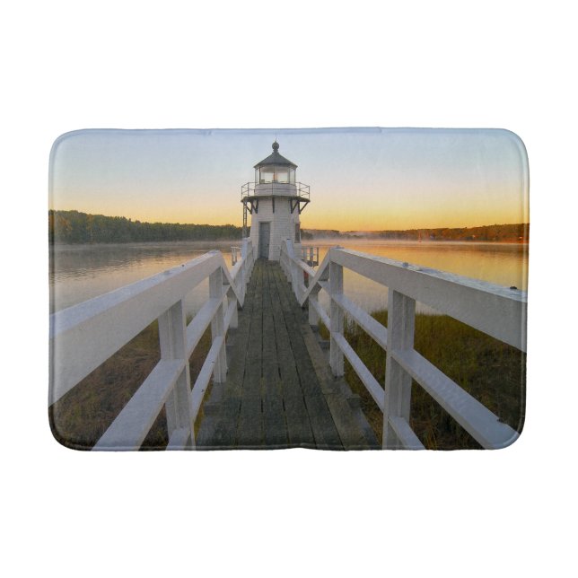 Doubling Point fyr, Arrowsic Island Maine Badrumsmatta (Framsidan)