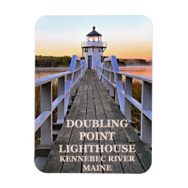 Doubling Point fyr, Arrowsic Island, Maine Magnet