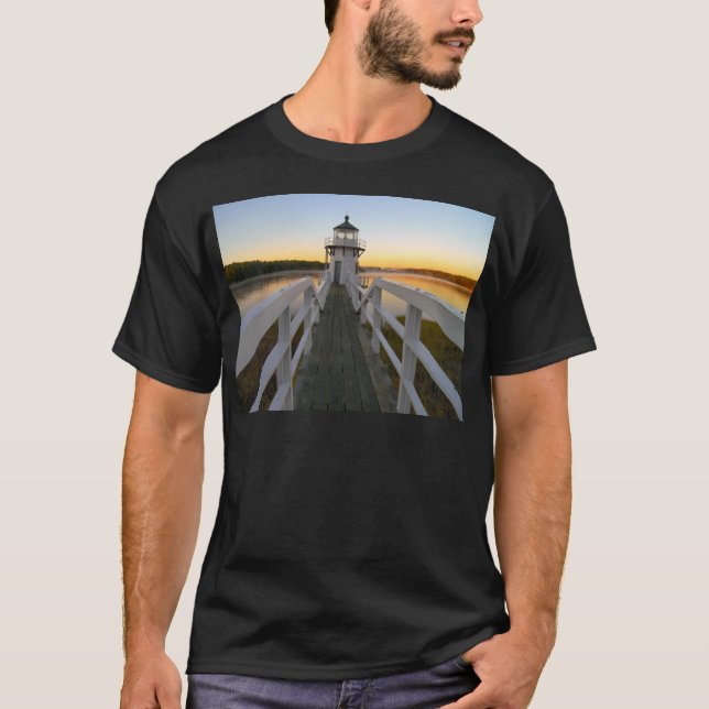 Doubling Point Light, Maine T-shirt (Framsida)