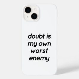 Doubt iphone case