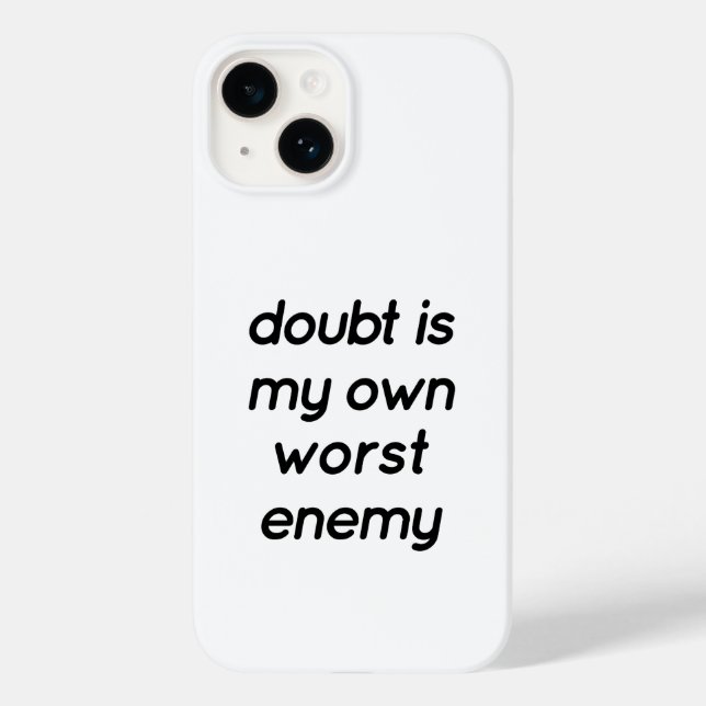 Doubt iphone case (Baksida)