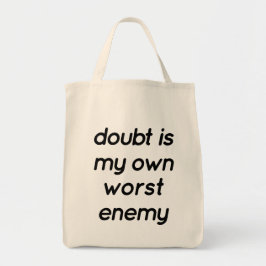 Doubt Livsmedel Tote Bag Tygkasse