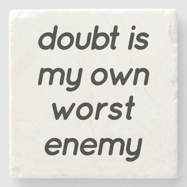 Doubt Marble Stone Underlägg (Framsidan)