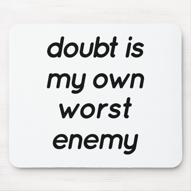 Doubt Mouse Pad Musmatta (Framsidan)