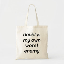 Doubt Tote Bag Tygkasse