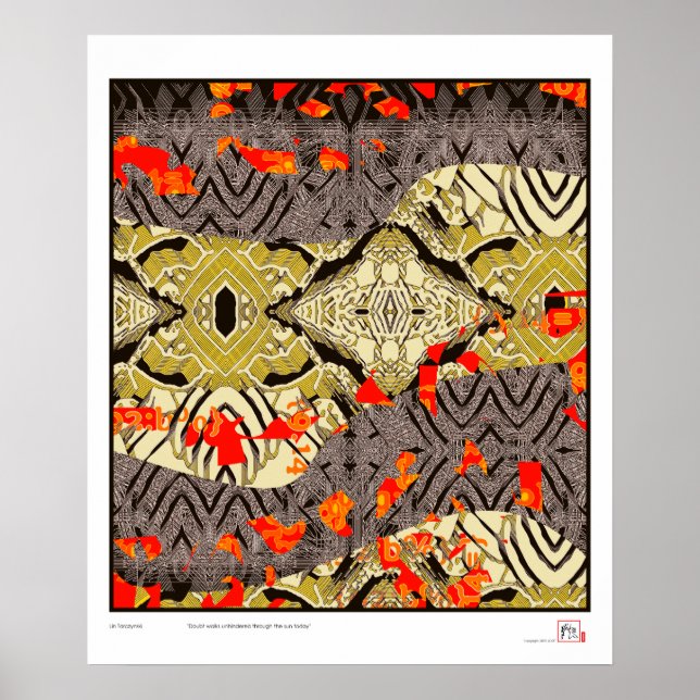 Doubt Walks Unhined Poster (Framsidan)