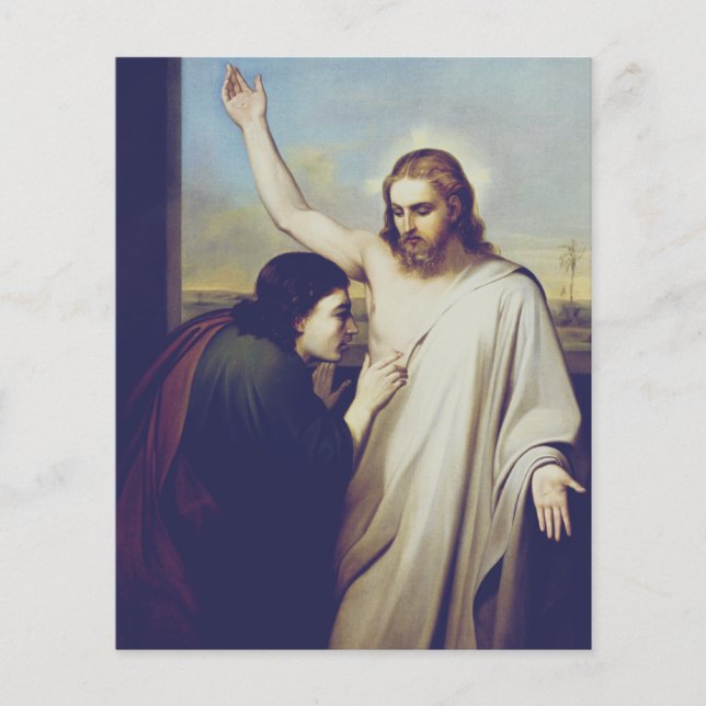 Doubting Saint Thomas av Silvestro Lega (Framsida)