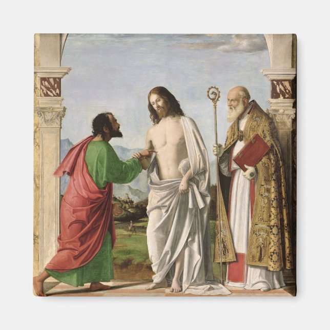 Doubting Thomas with St. Magnus, c.1504-05 Magnet (Framsidan)
