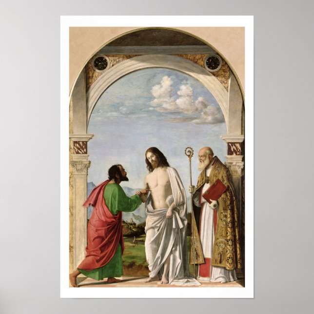 Doubting Thomas with St. Magnus, c.1504-05 Poster (Framsidan)
