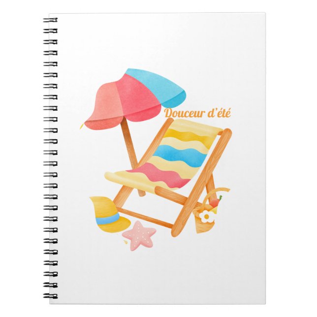 Douceur d'été anteckningsbok (Framsidan)