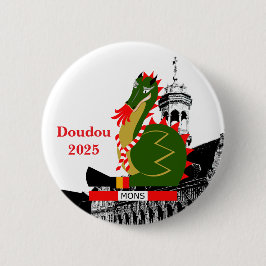 Doudous drak - ducasse i Mons i Belgien Knapp