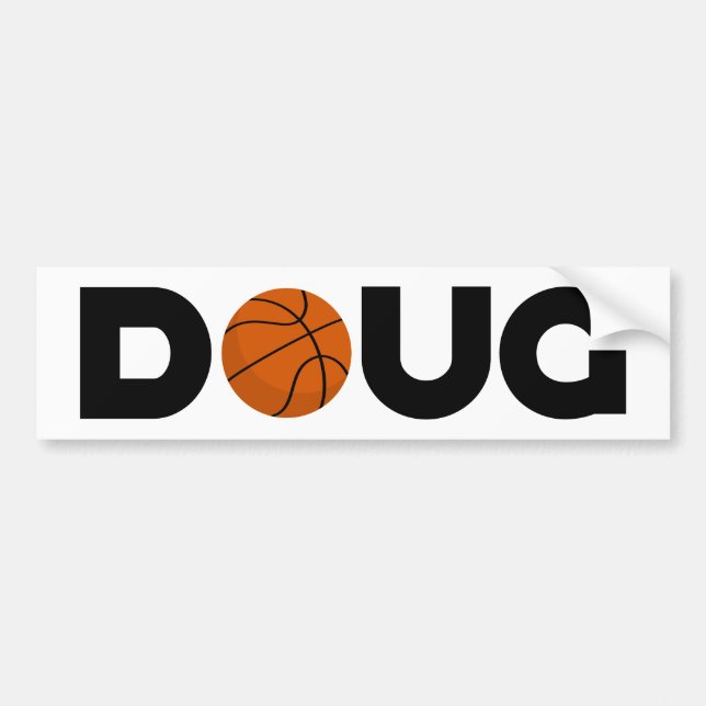 Doug Basketball Bildekal (Framsidan)