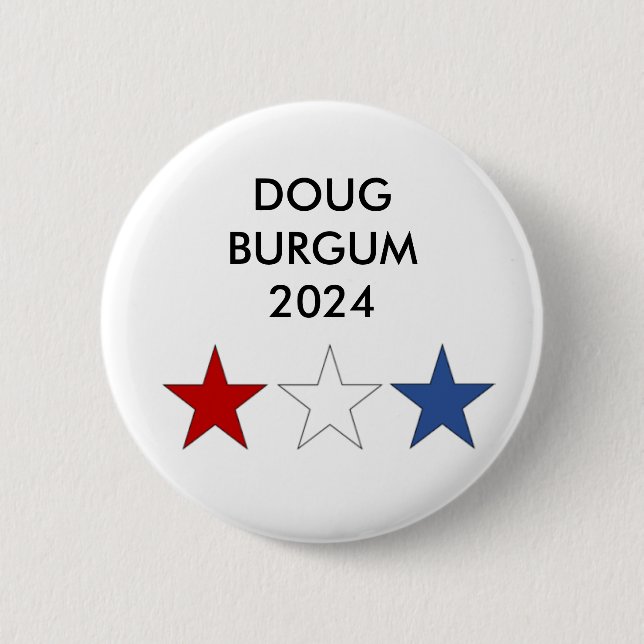 Doug Burgum för president 2024 Button Knapp (Framsida)