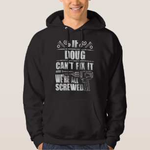 DOUG Gift Namn åtgärdar den fina Personligen på fö Hoodie