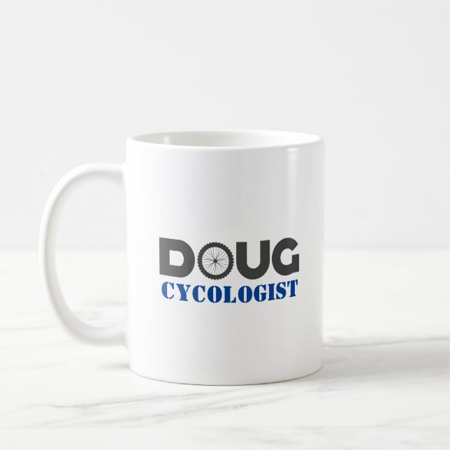 Doug Mountain Biker Coffee Mugg (Vänster)