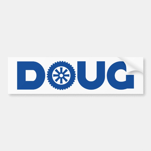 Doug Petrol Head Bildekal (Framsidan)