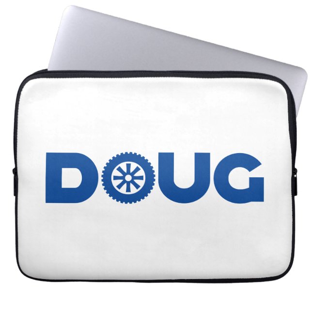 Doug Petrol Head Laptop Fodral (Framsidan)