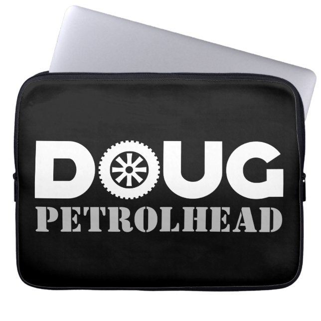 Doug Petrol Head Laptop Fodral (Framsidan)