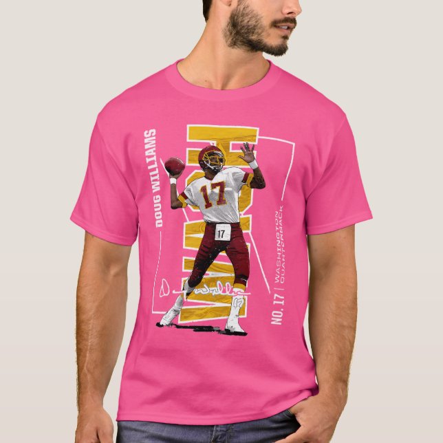 Doug Williams Washington Throwback City T Shirt (Framsida)