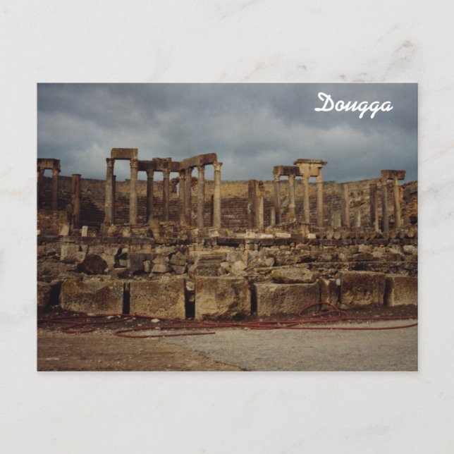 Dougga - Tunisien Vykort (Framsida)